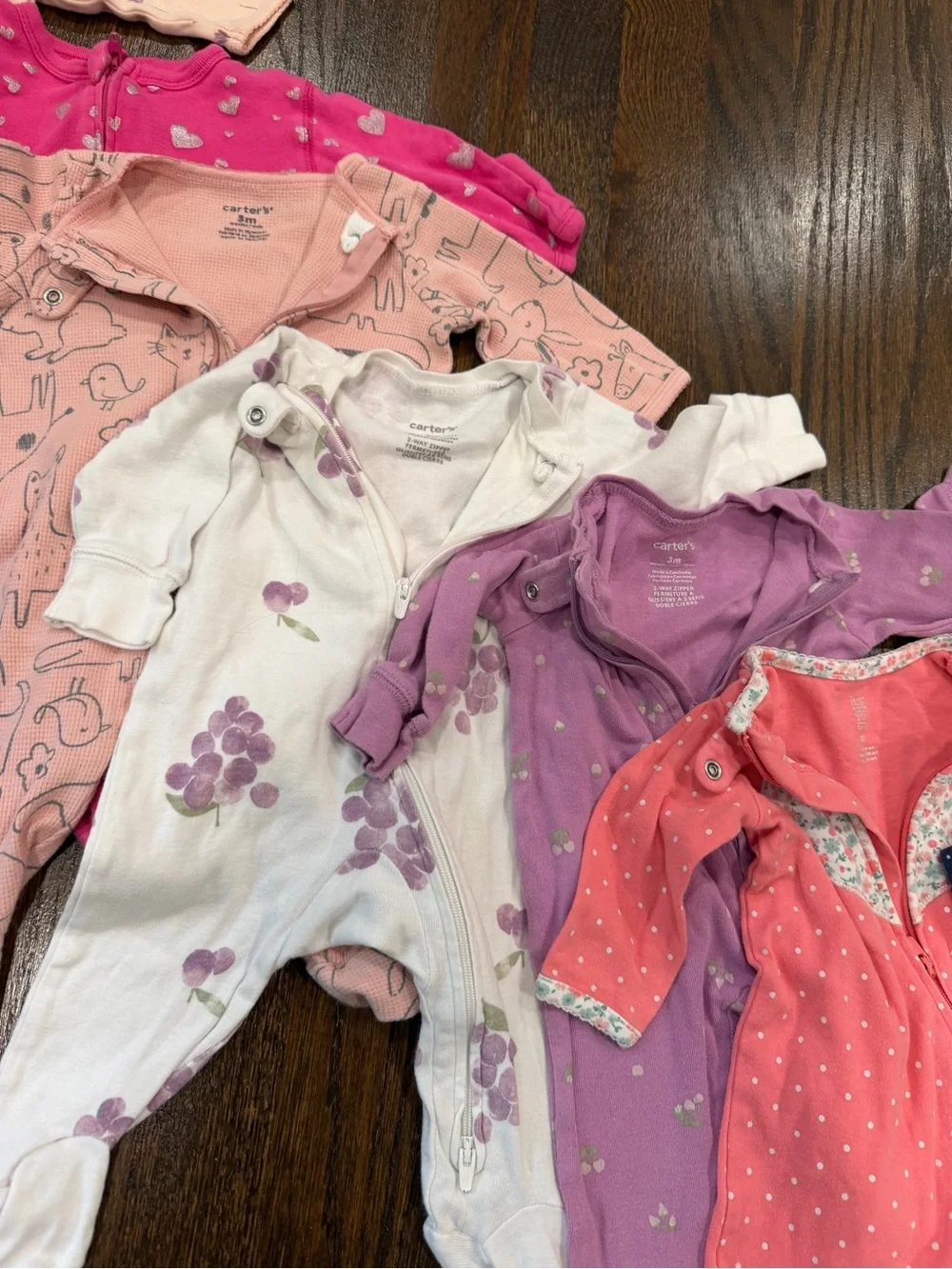 Baby Girl 0-3 Months Bundle of 7 Sleep and Play